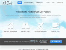 Tablet Screenshot of nottinghamairport.co.uk